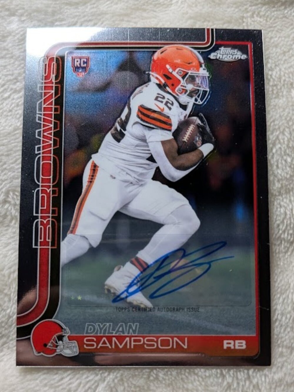 2025 Topps Chrome Auto Rookie Variation DYLAN SAMPSON #RA-DSA